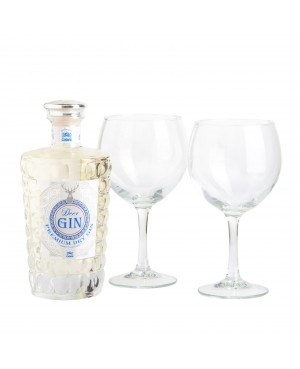 Gin Dry Premium Deer Gin Giori 0,70 L (Astucciato + 2 Bicchieri Ballon)